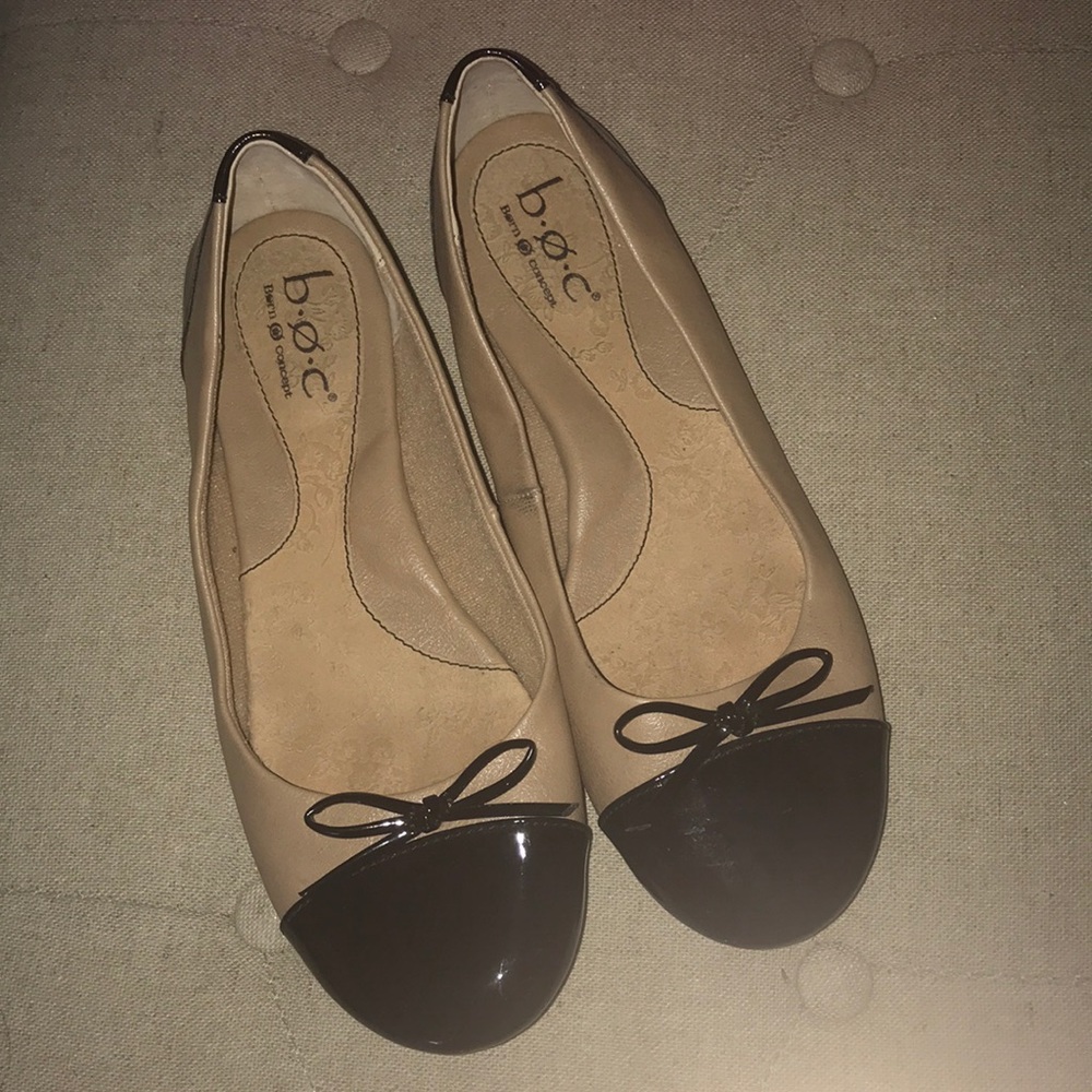 BOC flats. Black and Tan. Women’s size 8. Like new